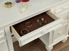 ATHY White Vanity w/ Stool - Olympia Furniture (Saint George, Utah)