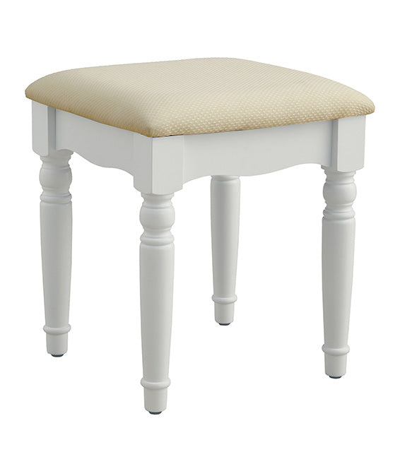 ATHY White Vanity w/ Stool - Olympia Furniture (Saint George, Utah)