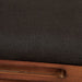 MELINA Brown Cherry/Black Arm Chair - Olympia Furniture (Saint George, Utah)