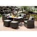 Nashira 6 Pc. Patio Dining Set - Olympia Furniture (Saint George, Utah)