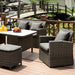 Nashira 6 Pc. Patio Dining Set - Olympia Furniture (Saint George, Utah)