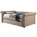 Leanna Daybed w Trundle Beige - Olympia Furniture (Saint George, Utah)