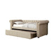 Leanna Daybed w Trundle Beige - Olympia Furniture (Saint George, Utah)