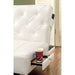 Farel Futon Sofa Red & White - Olympia Furniture (Saint George, Utah)