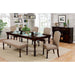 HOLCROFT Antique Cherry/Beige Bench - Olympia Furniture (Saint George, Utah)