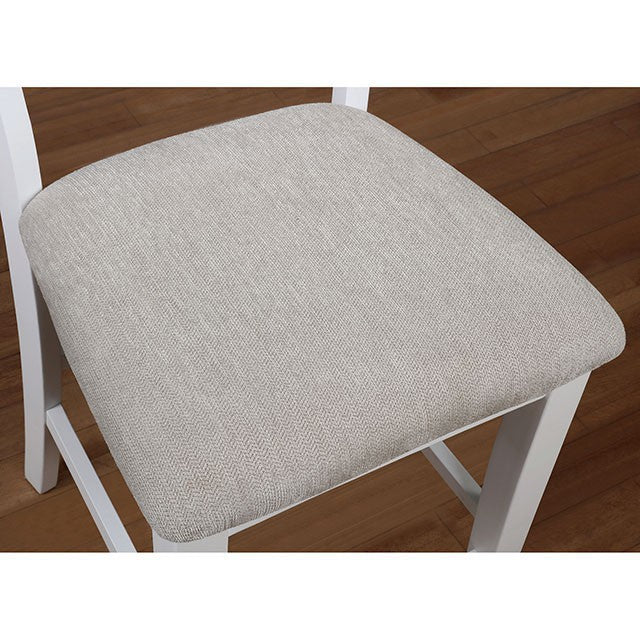 Kiana White Counter Ht. Side Chair (2/CTN) - Olympia Furniture (Saint George, Utah)