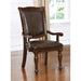 Alpena Brown Cherry/Espresso Arm Chair (2/CTN) - Olympia Furniture (Saint George, Utah)