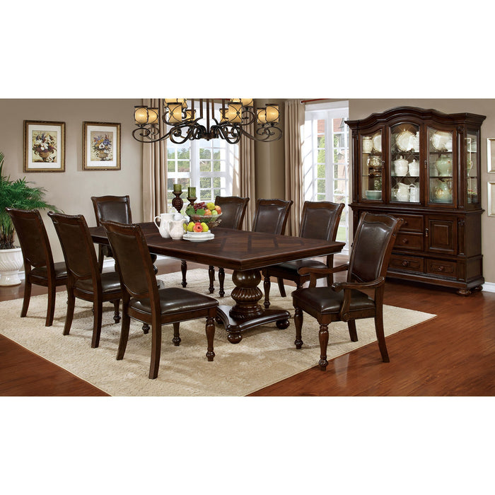 Alpena Brown Cherry/Espresso Arm Chair (2/CTN) - Olympia Furniture (Saint George, Utah)