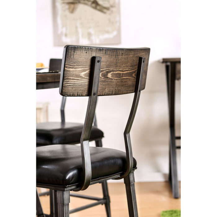 Mullane Weathered Gray Counter Ht. Table - Olympia Furniture (Saint George, Utah)