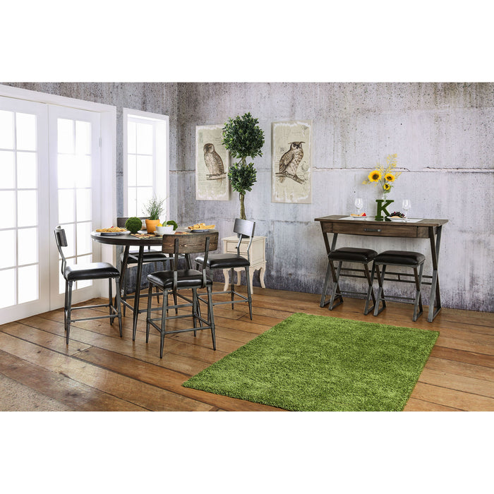 Mullane Weathered Gray Counter Ht. Table - Olympia Furniture (Saint George, Utah)
