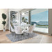 Izzy Silver/White Side Chair, White (2/CTN) - Olympia Furniture (Saint George, Utah)