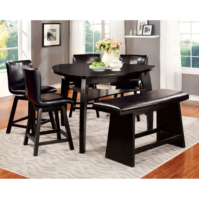 Hurley 7 Pc Counter Ht Table Set - Olympia Furniture (Saint George, Utah)