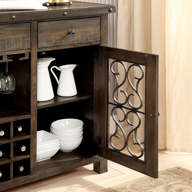 PAULINA Rustic Walnut Dining Table - Olympia Furniture (Saint George, Utah)