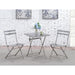 Lilah Stainless Folding Chair (2/Ctn) - Olympia Furniture (Saint George, Utah)