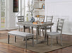 Laquila Dining Table Set Bench - Olympia Furniture (Saint George, Utah)
