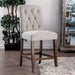 Sania III Beige/Rustic Oak Counter Ht. Chair (2/CTN) - Olympia Furniture (Saint George, Utah)