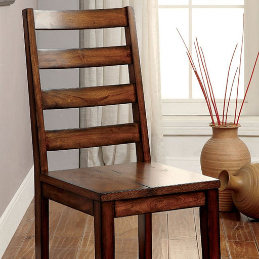 MADDISON Tobacco Oak Side Chair (2/CTN) - Olympia Furniture (Saint George, Utah)