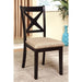 Liberta Dark Oak/Black Dining Table - Olympia Furniture (Saint George, Utah)