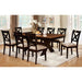 Liberta Dark Oak/Black Dining Table - Olympia Furniture (Saint George, Utah)