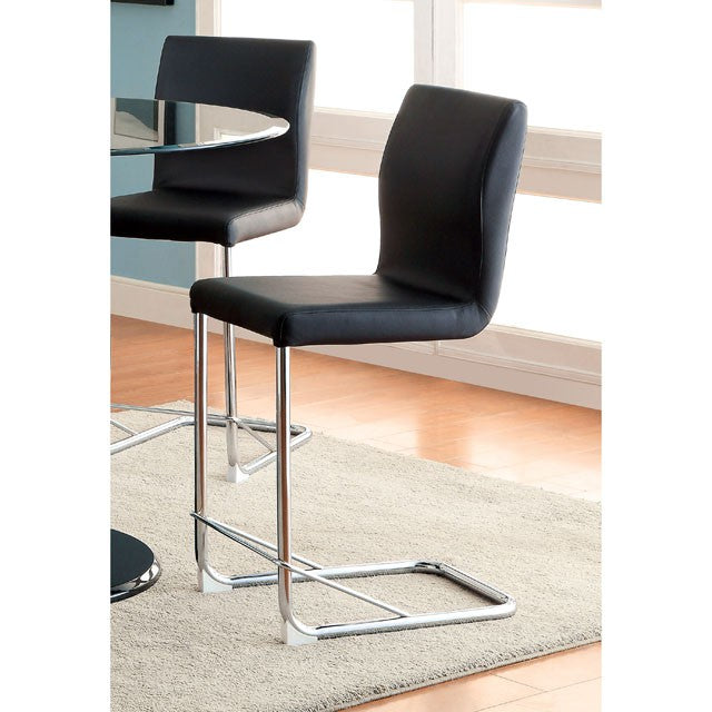 LODIA II Black Counter Ht. Chair - Olympia Furniture (Saint George, Utah)