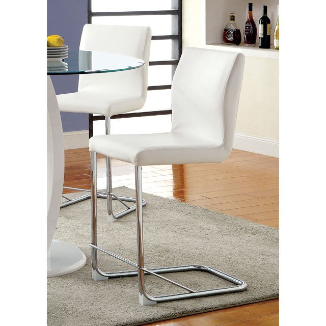 LODIA II White Counter Ht. Chair - Olympia Furniture (Saint George, Utah)