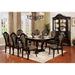 Rosalina Walnut/Beige Side Chair (2/CTN) - Olympia Furniture (Saint George, Utah)