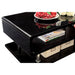 Ninove Black/Chrome Coffee Table - Olympia Furniture (Saint George, Utah)