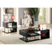 Ninove Black/Chrome End Table - Olympia Furniture (Saint George, Utah)