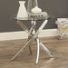 LAILA Chrome End Table - Olympia Furniture (Saint George, Utah)