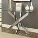 LAILA Chrome Sofa Table - Olympia Furniture (Saint George, Utah)