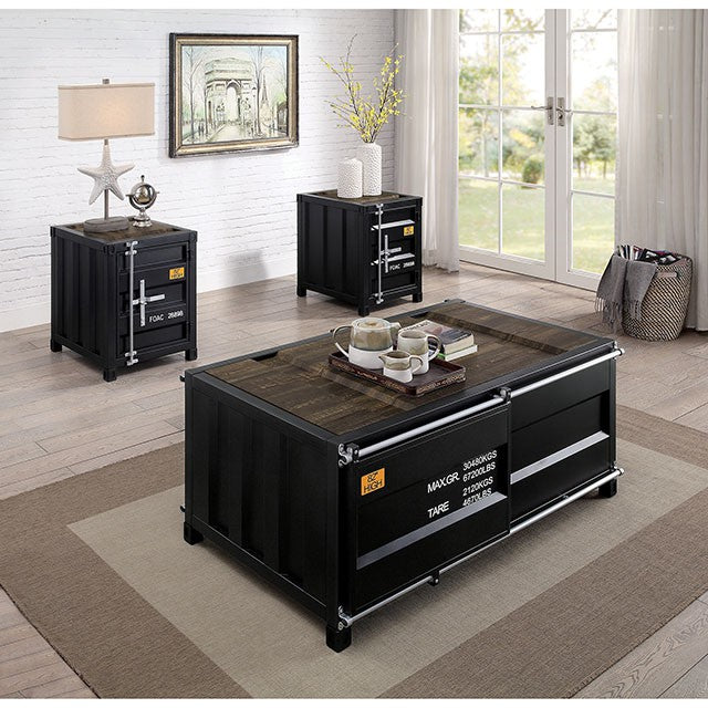 Dicargo Coffee Table Black - Olympia Furniture (Saint George, Utah)