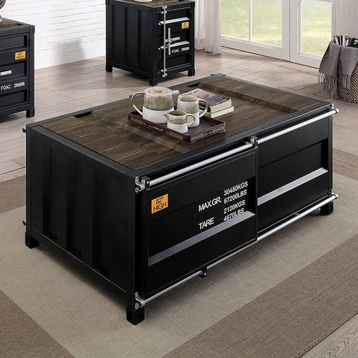 Dicargo Coffee Table Black - Olympia Furniture (Saint George, Utah)