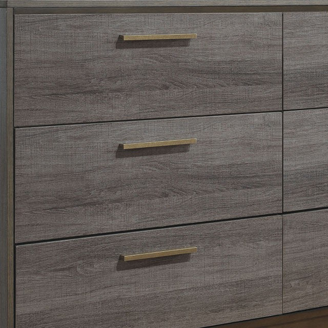 MANVEL Two-Tone Antique Gray Dresser - Olympia Furniture (Saint George, Utah)