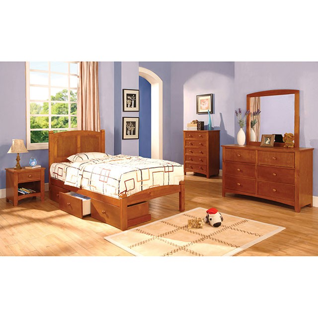 Omnus Oak Media Chest - Olympia Furniture (Saint George, Utah)