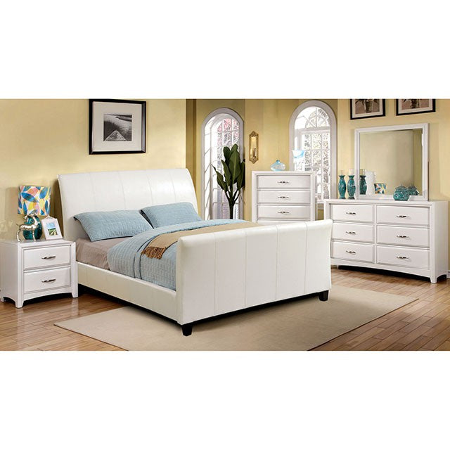Maynard Bed Espresso & White - Olympia Furniture (Saint George, Utah)