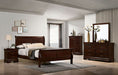 Louis Philippe Bed Black, White, & Cherry - Olympia Furniture (Saint George, Utah)