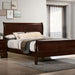 Louis Philippe Bed Black, White, & Cherry - Olympia Furniture (Saint George, Utah)