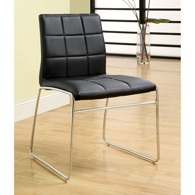 Kona I Chrome Round Dining Table - Olympia Furniture (Saint George, Utah)