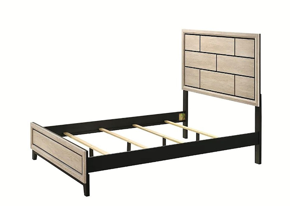 Crown Mark Furniture Akerson Full Panel Bed in Beige B4630-F - Olympia Furniture (Saint George, Utah)