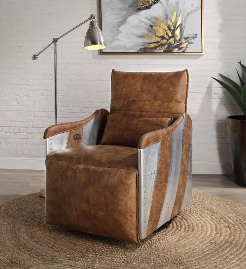 Power Motion Recliner w/Swivel