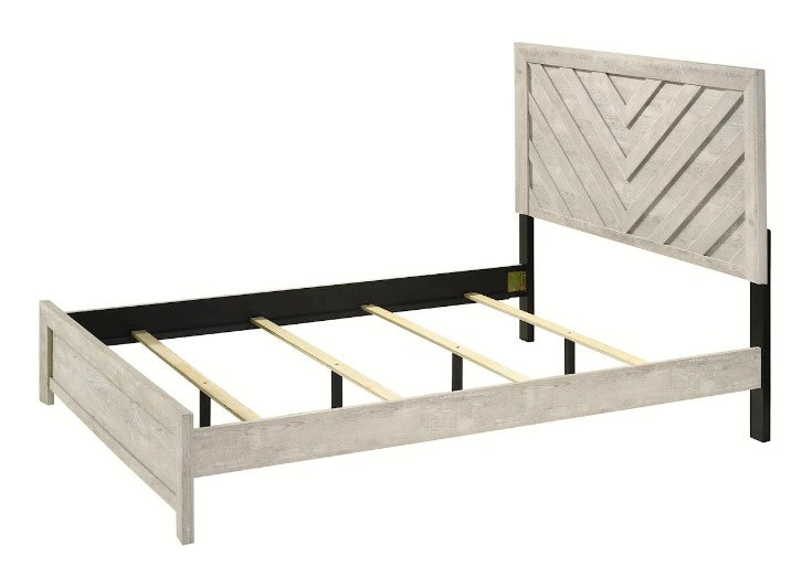 Crown Mark Furniture Valor Twin Panel Bed in Gray B9330-T - Olympia Furniture (Saint George, Utah)