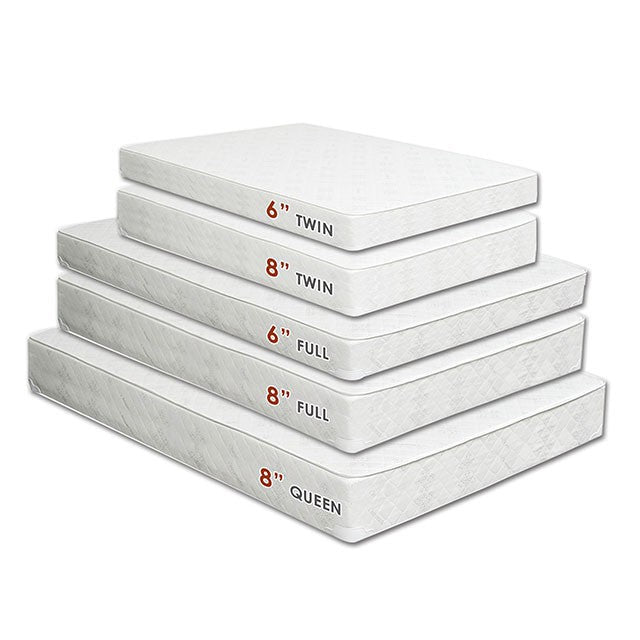Daisy White 8" Bunkie Board Combo Mattress, Queen - Olympia Furniture (Saint George, Utah)