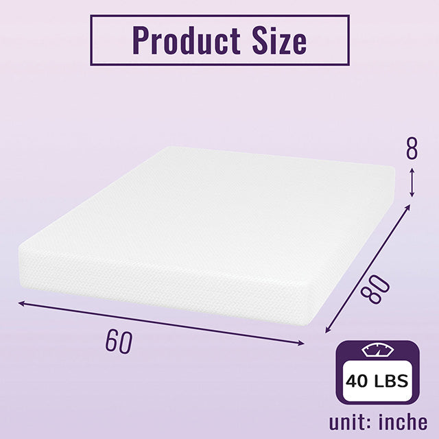 Nasturtium 8" Queen Bamboo Charcoal Infused Memory Foam - Olympia Furniture (Saint George, Utah)