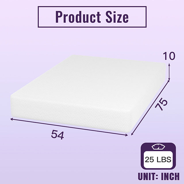 Nasturtium 10" Full Bamboo Charcoal Infused Memory Foam - Olympia Furniture (Saint George, Utah)