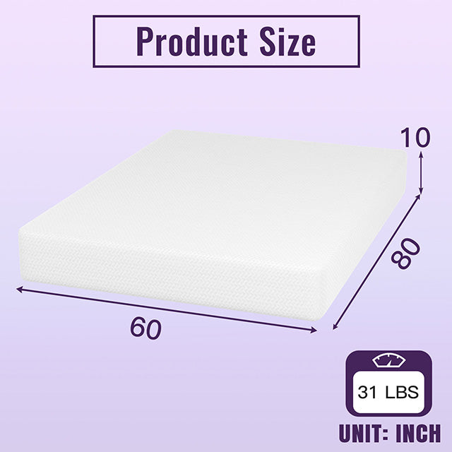 Nasturtium 10" Queen Bamboo Charcoal Infused Memory Foam - Olympia Furniture (Saint George, Utah)