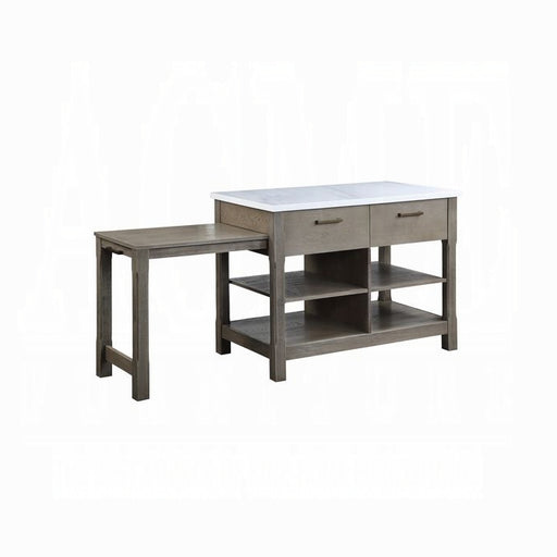 Feivel Kitchen Island With Pull Out Table - Olympia Furniture (Saint George, Utah)