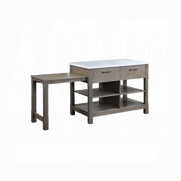 Feivel Kitchen Island With Pull Out Table - Olympia Furniture (Saint George, Utah)