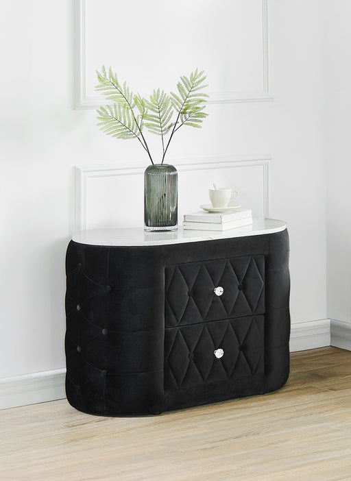 NATALIA NIGHTSTAND BLACK - Olympia Furniture (Saint George, Utah)