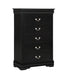 LOUIS PHILIP CHEST BLACK - Olympia Furniture (Saint George, Utah)