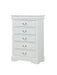 LOUIS PHILIP CHEST WHITE - Olympia Furniture (Saint George, Utah)